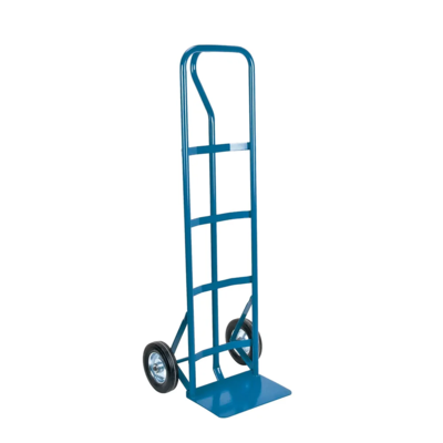 Hand Truck - P Handle - 600 lb Capacity - Rubber Wheels