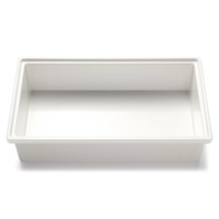 Bon Chef EZ-13-3PWHT EZ Fit Smart Bowl, 1/3 Size, 3" Deep, 3 Qt., White