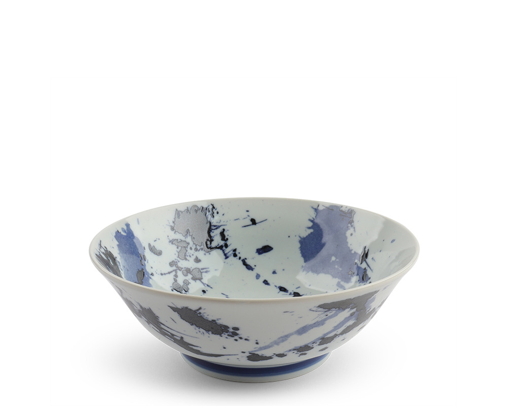 Blue Sumi 7.75" Noodle Bowl