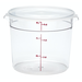 Cambro RFSCW6135 Camwear 6 Qt. Round Food Storage Food Containers