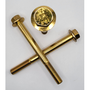 M10 - 1.5 X 110MM EN 1665 HEAVY HEX FLANGE SCREW 10.9 ZINC YELLOW