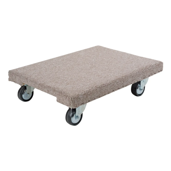 Dolly - 30" x 18" Deck - 900 lb Capacity - Wood - Carpeted
