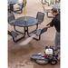 Karcher Jarvis SCW 2.4/25 G cleaning a patio with the spray gun