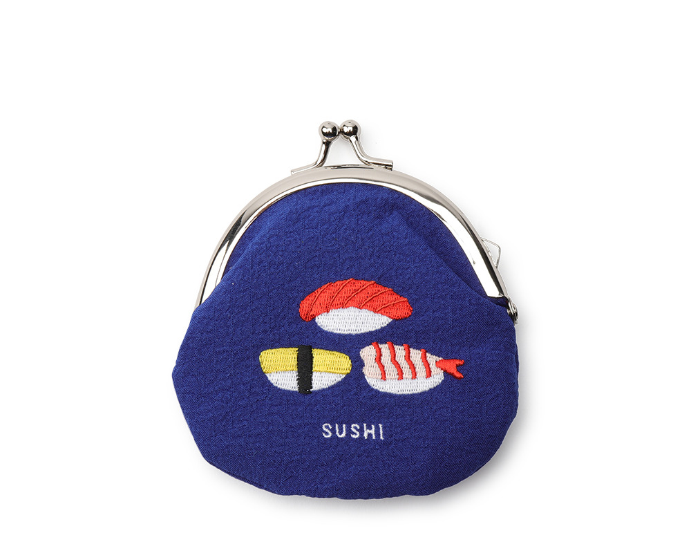 Coin Purse Sushi Blue