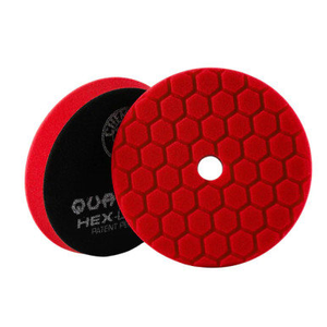 6" Red Hex-Logic Quantum Ultra Light Finishing Pad