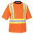 Safety T-Shirt - High Visibility Orange - Cotton Blend - CSA Class 2 Level 2 - Medium