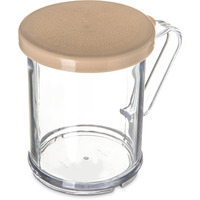 Foodservice Essentials DR-10P Polycarbonate Dredges w/Clear Salt Lids
