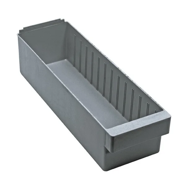 Euro Drawer - Polystyrene - 5-9/16" x 17-5/8" x 4-5/8" - Grey