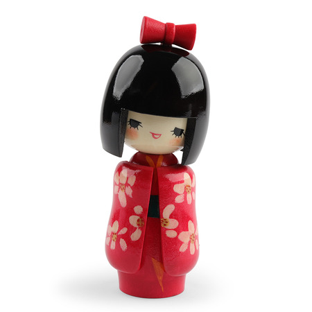 Kokeshi Otomesode Red