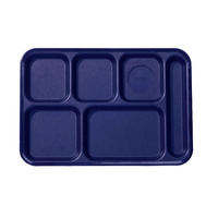 Cook's Brand 630-400A 6-Compartment ABS Cafeteria Tray (24/Case)