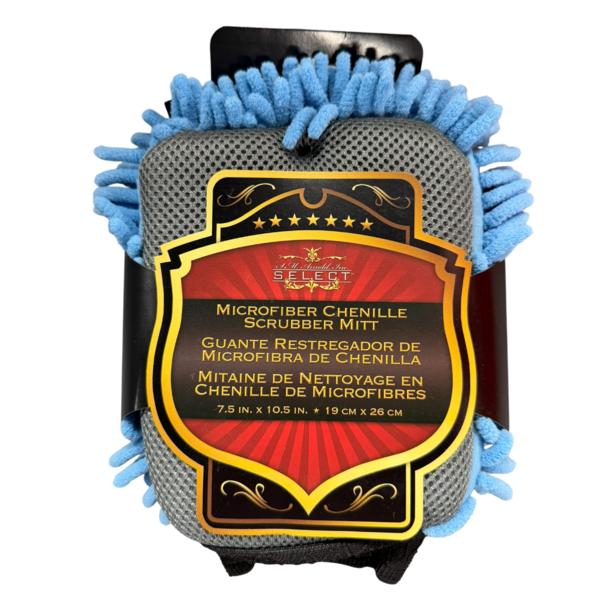 Microfiber Chenille Scrubber Wash Mitt