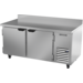Beverage Air WTR67AHC Two-Section Worktop Refrigerator