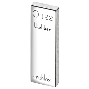 STARRETT RC .122 A1 Rect. Croblox Gage Block - .122 In., Grade A1