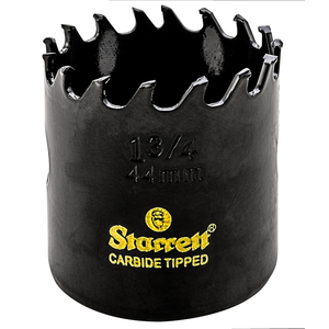 STARRETT CT134 1-3/4'' (44mm) Triple Chip Tungsten Carbide Hole Saw