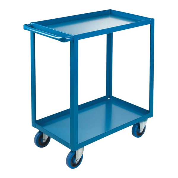 Shelf Cart - 30" x 18" x 36" - 1200 lb Capacity - Steel - 2 Shelf