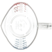 Carlisle 4314107 Clear Plastic Measuring Cup