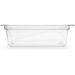 Carlisle 10221B07 StorPlus™ Half Size 4 In Dia. Clear Food Pan
