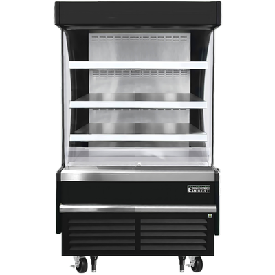 Everest EOMV-36-B-28-S Open Air Merchandiser 3 Shelves, 115v, NSF - 9.3 cu. ft.