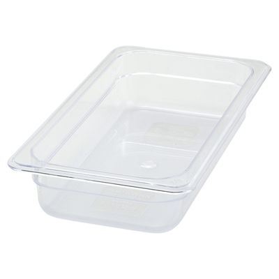 Winco SP7302 2-1/2" Polyware 1/3 Size Food Pan