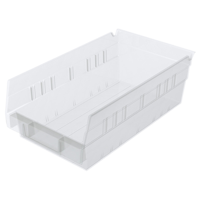 Metro MB30130CLN Nesting Shelf Bin, Clear, 11.6" x 6.6" x 4"
