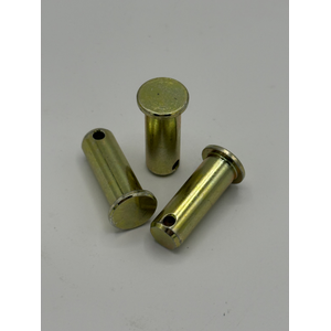 10MM X 28MM CLEVIS PIN 1045 CD STEEL ZINC YELLOW PER PRINT