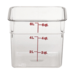 Cambro Camwear 6 qt. Clear CamSquare Containers