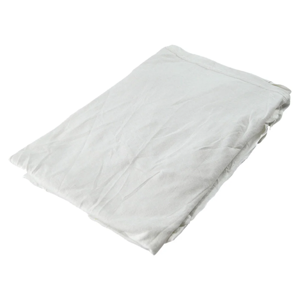 Wiping Rags - Recycled Cotton - White - 20 lb