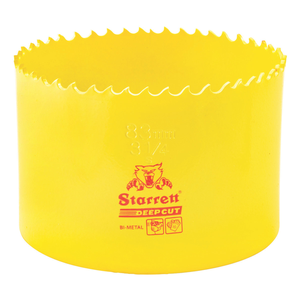 STARRETT DCH0314-G 3-1/4'' (83mm) NVP Deep Cut Bi-Metal Hole Saw