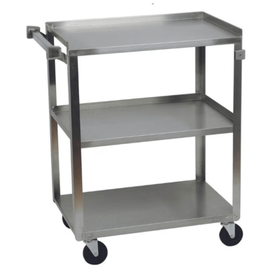 Focus 90411 Three-Tier 16"X24" S/S Cart 500Lb Capacity