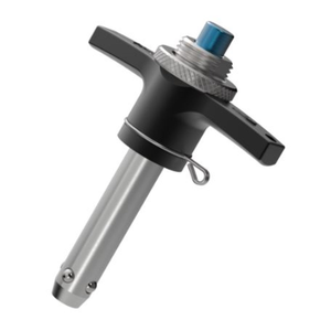 Carr Lane CL-10-ABPT-2.00-S-C T-Handle Adjustable Ball Lock Pin w/ Cable Assembly