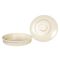 Thunder Group NS608T 81 ⁄4" Diameter x 11/4" Height Tortilla Server with Lid
