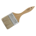 Winco WBR-30 Wood Handled 3" Pastry Brush