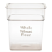 Cambro Camwear 4 qt. Clear CamSquare Containers