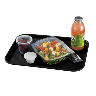Cambro 1216FF110 Black Fast Food Tray Plastic