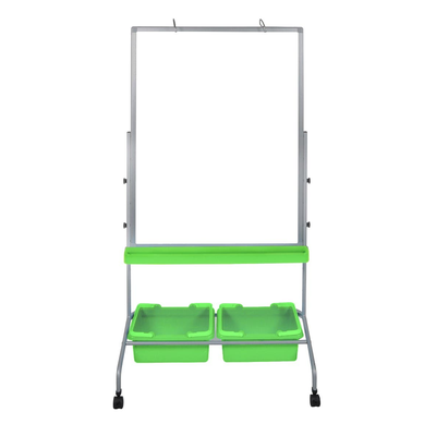Luxor MB3040WBIN Mobile Classroom Chart Stand, Double-Sided Magn