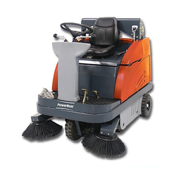 Demo Powerboss Apex 62 Battery Rider Sweeper