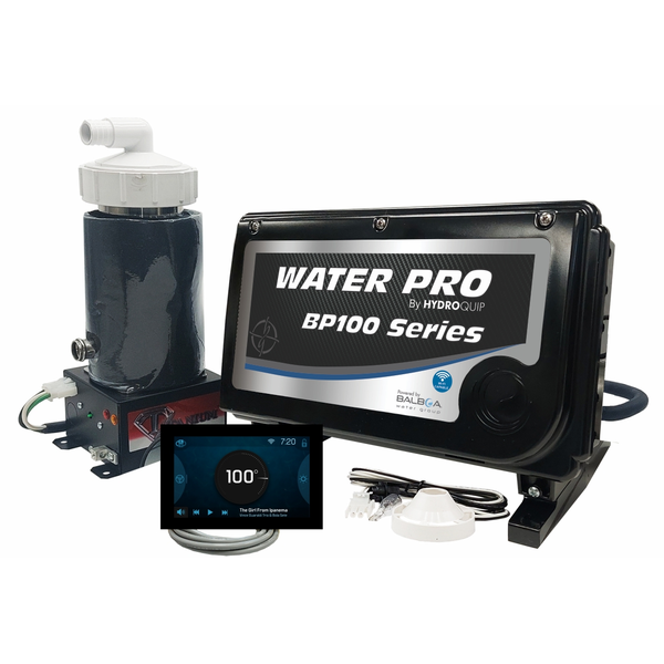 Water Pro BP100 Retro-Fit Spa Control 4.0kW Low-Flow Heater SpaTouch 4 Panel 50-BP1-ST4-40-C