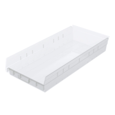 Metro MB30174CLN Nesting Shelf Bin, Clear, 23.6" x 10.6" x 4"