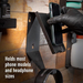 Wall Mount Phone & Headset Holde