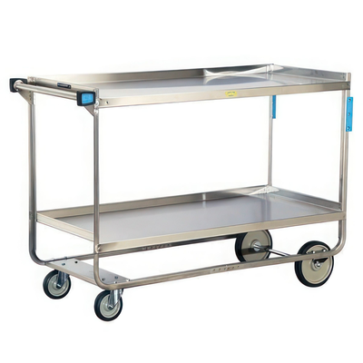 Lakeside 758 Heavy-Duty 55" x 23" 2-Shelf Utility Cart