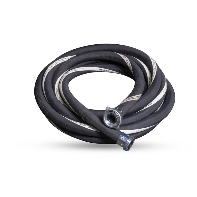 1-1/2" X 50' Refractory Hose Assembled w/Steel Coupl