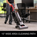Sanitaire SC5815E in use, 15-inch wide cleaning path