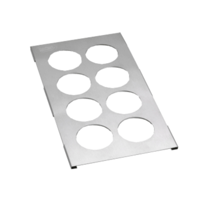 Tablecraft T8 Squeeze Bottle Template, Fits 1/3 Size Pan, 6 Hole