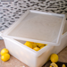 Carlisle 1064702 18" x 26" White "Lock-Tight" Lid