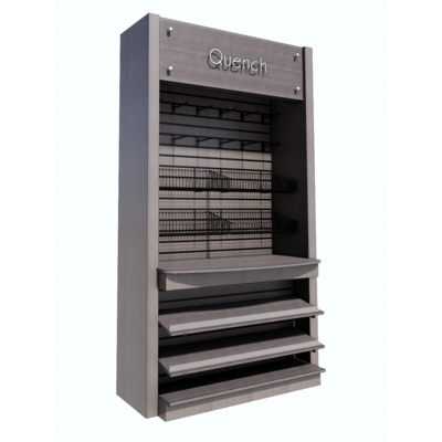 Axis Designs IUMB-4896 Premium In-Line Undercounter Merchandiser