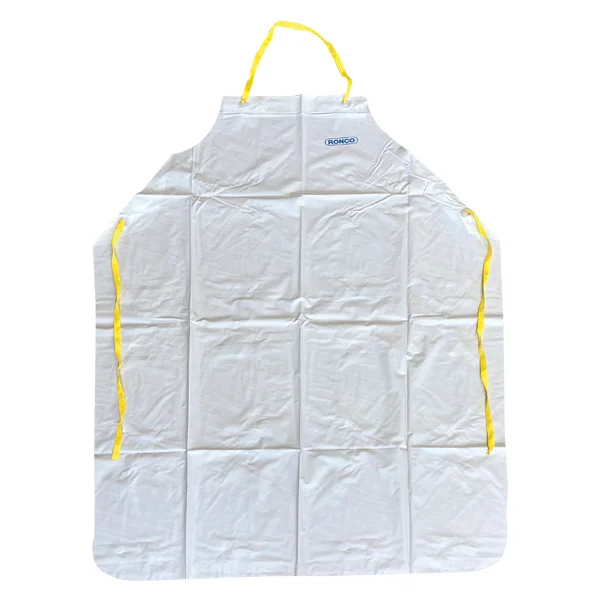 Apron - 45" x 35" - 8 mil - Vinyl - White