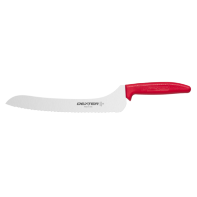 Dexter 13583R SANI-SAFE® 9" Scalloped Offset Sandwich Knife - Re