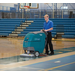 Tennant T300 17" Disk Walk-Behind Scrubber - in use