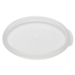 Cambro Translucent 1 qt. Round Container Covers