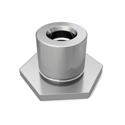 Tennant/Nobles - 4043668 - Bushing, Flng, 15.8D 13.5L, Hex, M8, Qpq (Replaces Tennant 1200525)